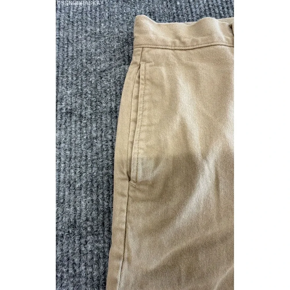 Banana Republic Men's Tan Slim Chinos Khaki Stretch Cotton Pants Sz 31x32